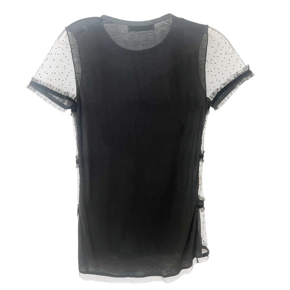 Valentino Black Sheer Women's Top - Picture 2 of 7